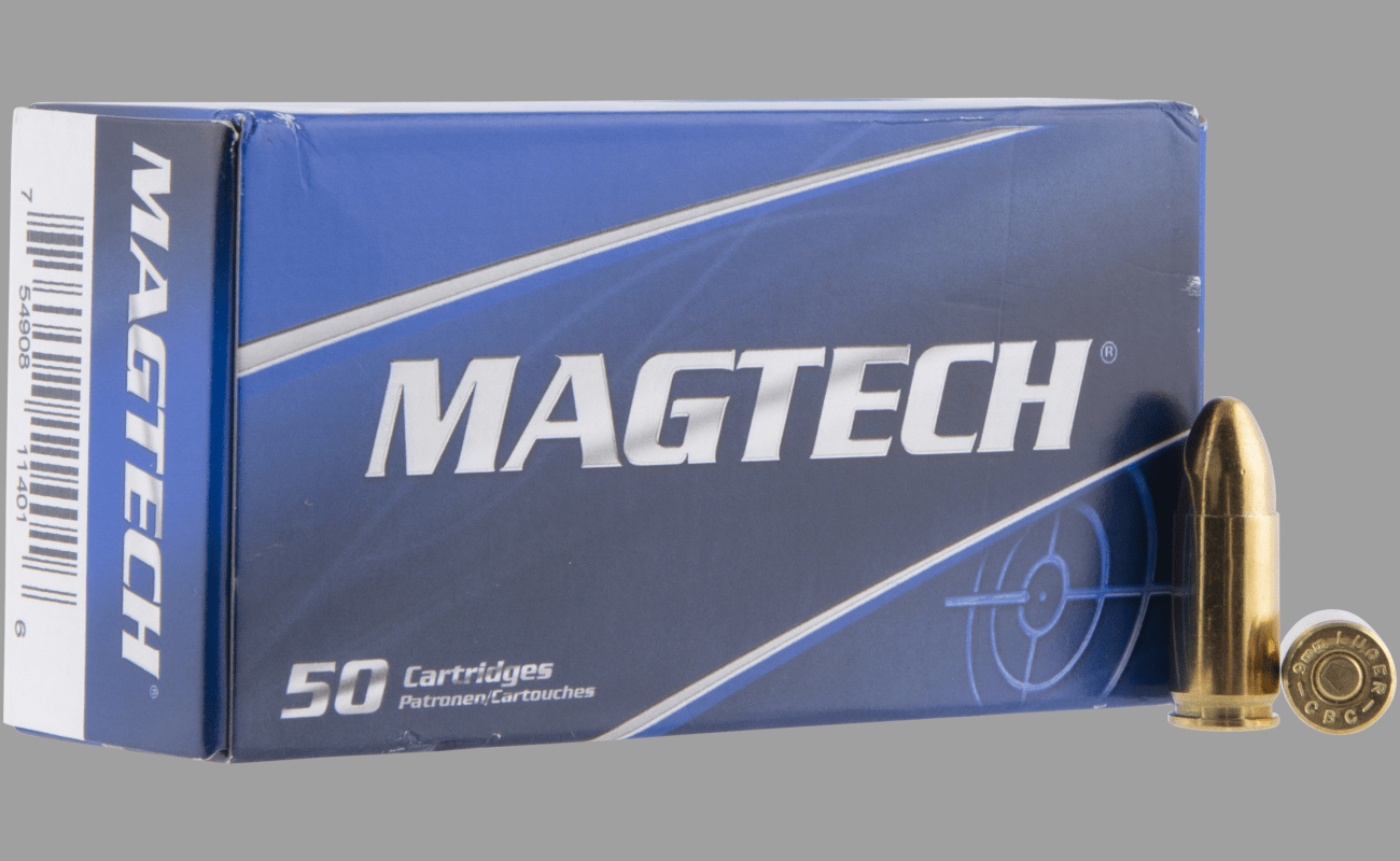 Magtech 9A Range Training Target 9mm Luger 115 Gr Full Metal Jacket