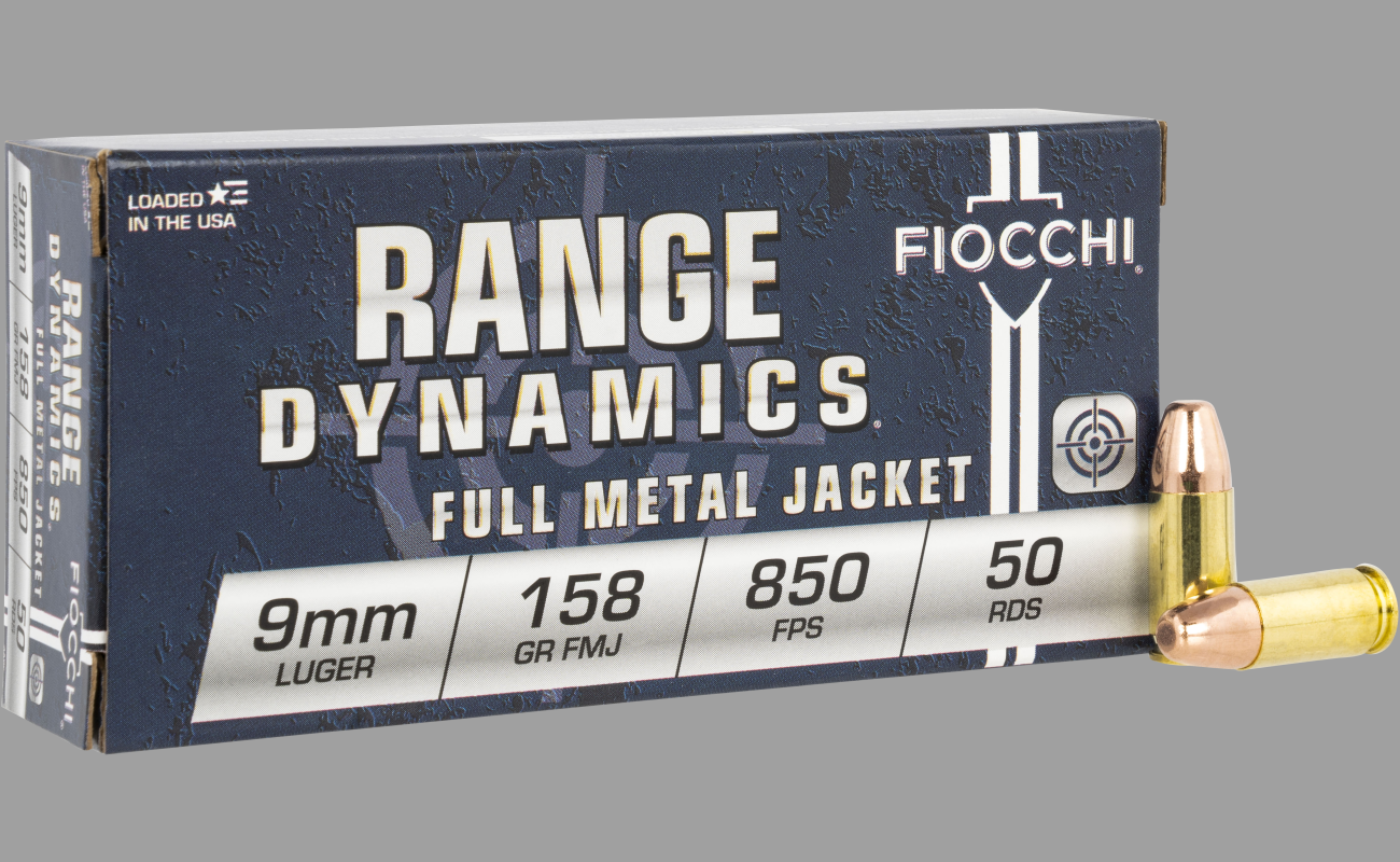 Fiocchi 9APE Range Dynamics 9mm Luger Subsonic 158 Gr 850 Fps Full ...